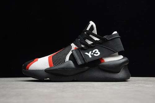 【340】[EF2629]-[Y-3 KAIWA KNIT SNEAKERS WHITE/CORE BLACK/RED]-[WOMAN:36-39]-[MAN:40-45]