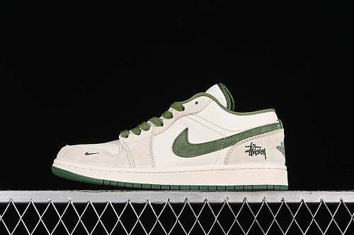 【360】[DM5688-102]-[AIR JORDAN 1 LOW OFF WHITE/GREEN]-[WOMAN:36-39]-[MAN:40-45]