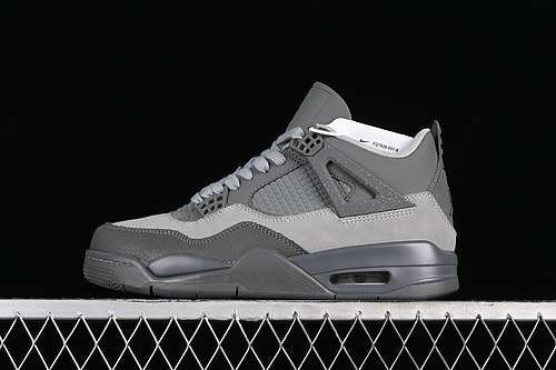 【280】[FQ7928-001]-[AIR JORDAN 4 RETRO PARIS OLYMPICS SMOKE GREY/IRON GREY/CEMENT GREY/PARTICLE GREY]