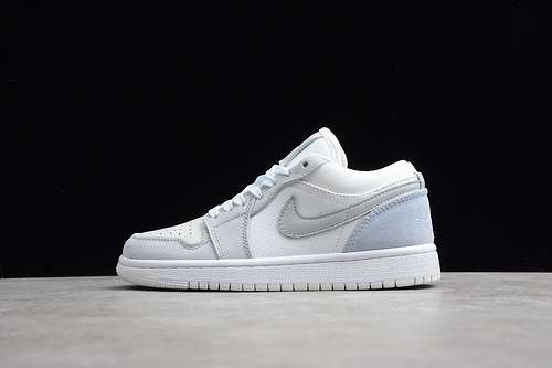 【300】[CV3043-100]-[AIR JORDAN 1 LOW SKY GREY WHITE/SKY GREY-FOOTBALL GREY]-[UNISEX:36-45]