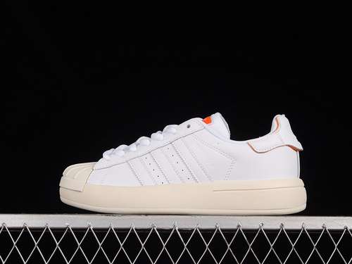 【250】[GV9543]-[SUPERATAR AYOON SHOES CLOUD WHITE/CLOUD WHITE/ORANGE]-[WOMAN:36-39]-[MAN:40-45]