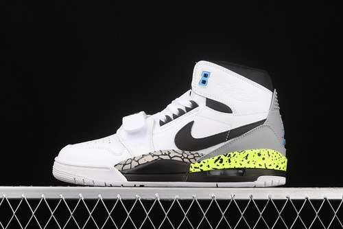 【320】[AQ4160-107]-[JUST DON X JORDAN LEGACY 312 BILLY HOYLE WHITE/BLACK-VOLT-VIVID BLUE-WOLF GREY]