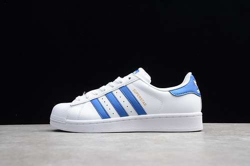 [64-62-71]-[D98000]-[SUPERSTAR SHOES CLOUD WHITE/NAVY BLUE/GOLD METALLIC]-[UNISEX:36-44]