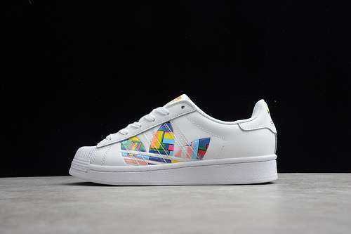 【240】[FY9022]-[SUPERSTAR PRIDE MONTH WHITE/FOOTWEAR WHITE/FOOTWEAR WHITE]-[UNISEX:36-44]