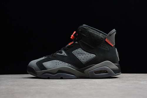 [135-133-144]-[CK1229-001]-[AIR JORDAN 6 RETRO PSG PARIS SAINT-GERMAIN IRON GREY/BLACK]