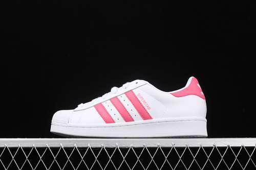 【300】[CG6608]-[SUPERSTAR FOOTWEAR WHITE/FOOTWEAR WHITE/PINK]-[WOMAN:36-39]