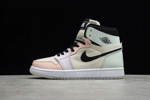 【400】[CT0979-101]-[AIR JORDAN 1 HIGH ZOOM COMFORT EASTER WHITE/GREY HEATHER-OLIVE AURA-KHAKI]