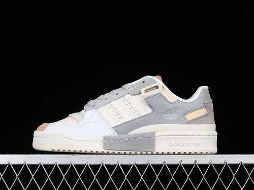 【300】[GX4547]-[FORUM 84 LOW CLOUD WHITE/LIGHT GREY/LIGHT ORANGE]-[WOMAN:36-39]-[MAN:40-45]