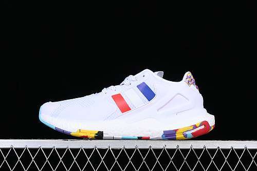 【290】[FY3031]-[ADIDAS DAY JOGGER BOOST WHITE/RED/BLUE]-[WOMAN:36-39]-[MAN:40-45]
