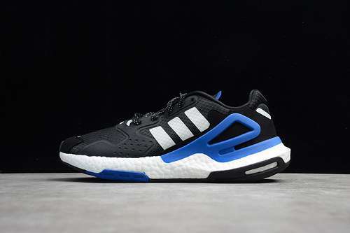 【300】[FW4041]-[DAY JOGGER SHOES CORE BLACK/BLUE/CLOUD WHITE]-[WOMAN:36-39]-[MAN:40-45]