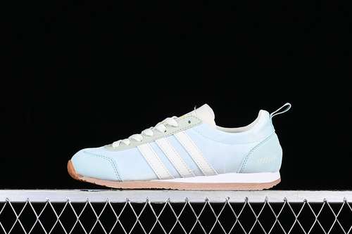 【220】[HP9678]-[ADIDAS NEO VS JOG WHITE/BLUE]-[WOMAN:35.5-40]