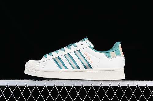 【230】[IE2931]-[SUPERSTAR WHITE/GREEN/ORANGE]-[WOMAN:35-39]-[MAN:40-45]