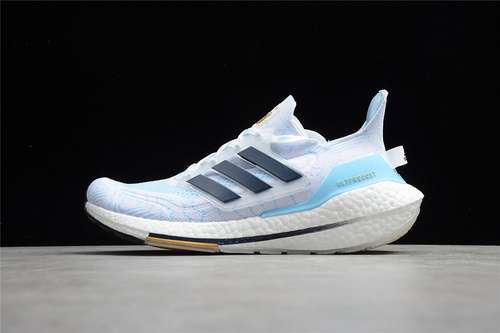 【300】[GZ7120]-[ULTRABOOST 21 SHOES CLOUD WHITE/NIGHT INDIGO/CLEAR BLUE]-[WOMAN:36-39]-[MAN:40-45]