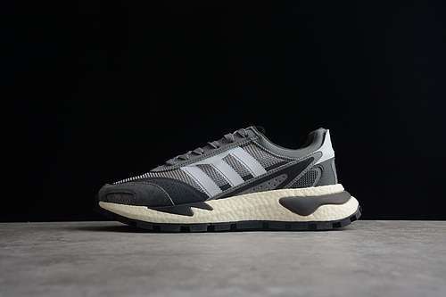 【330】[GY4006]-[RETROPY P6 XZ SHOES CORE BLACK/LIGHT GREY/WHITE]-[WOMAN:36-39]-[MAN:40-45]