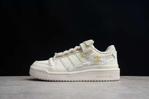 【280】[GY6983]-[FORUM LOW WHITE/WHITE/WHITE]-[WOMAN:35-39]-[MAN:40-44]