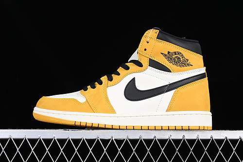 【360】[DZ5485-701]-[AIR JORDAN 1 HIGH OG YELLOW OCHRE WHITE/BLACK/YELLOW]-[WOMAN:36-39]-[MAN:40-47.5]