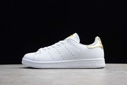 [64-62-71]-[EE8836]-[STAN SMITH SHOES CLOUD WHITE/CLOUD WHITE/GOLD METALLIC]-[UNISEX:36-44]