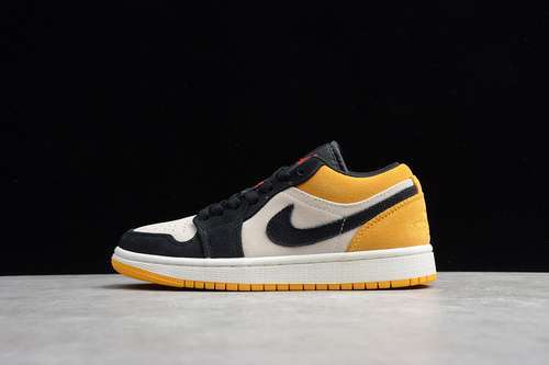 【300】[553558-127]-[GZ AIR JORDAN 1 LOW SAIL/GYM RED-UNIVERSITY GOLD-BLACK]-[UNISEX:36-47.5]