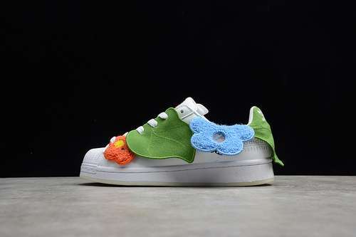 【320】[GZ2662]-[MELTING SADNESS X SUPERSTAR BEE WITH YOU PACK CLOUD WHITE/ORANGE TINT/ANTIQUE SILVER]