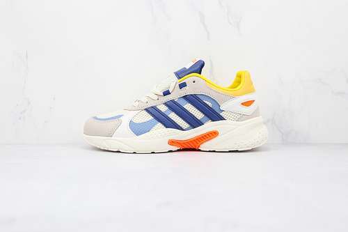 【260】[FY7821]-[NEO CRAZYCHAOS SHADOW SHOES GREY/TECH INDIGO-LIGHT BLUE-YELLOW]-[UNSIEX:36-45]