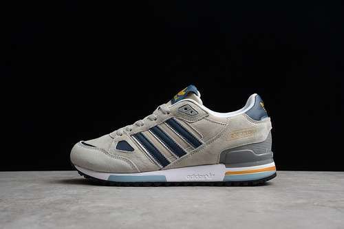 【280】[Q35066]-[ZX 750 SHOES GREY/BLUE-METALLIC GOLD]-[WOMAN:36-39]-[MAN:40-45]