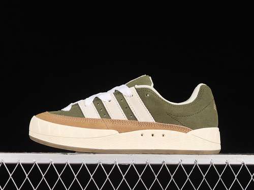 【320】[HP9914]-[HUMAN MADE X ADIMATIC DUST GREEN/CREAM WHITE]-[WOMAN:35.5-39]-[MAN:40-45]
