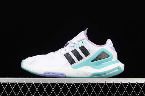 【320】[H03262]-[DAY JOGGER SHOES FOOTWEAR WHITE/CORE BLACK/HAZY GREEN]-[WOMAN:36-39]-[MAN:40-45]