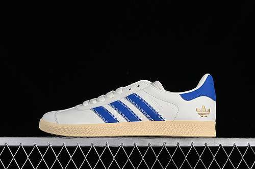 【270】[IF4599]-[ORIGINALS GAZELLE INDOOR IVORY/BLUEBIRD/GOLD METALLIC]-[WOMAN:36-39]-[MAN:40-45]