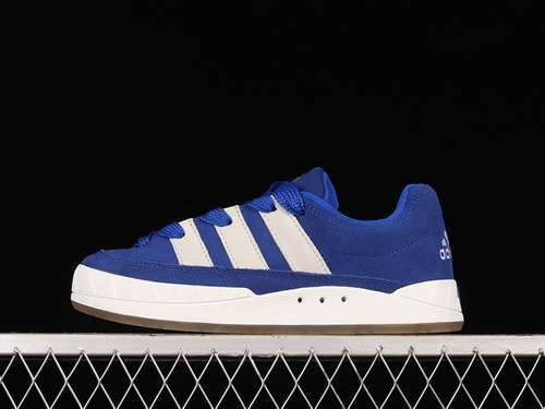 【280】[GX1828]-[HUMAN MADE X ADIMATIC BLUE/CRYSTAL WHITE/CRYSTAL WHITE]-[WOMAN:36-39]-[MAN:40-45]