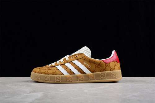 【250】[HQ8851]-[GU*CCI X GAZELLE SHOES BROWN/BROWN/CLOUD WHITE]-[WOMAN:36-39]-[MAN:40-45]