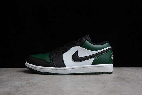 【340】[553558-371]-[CJ AIR JORDAN 1 LOW GREEN TOE NOBLE GREEN/POLLEN/WHITE/BLACK]-[UNISEX:35.5-45]