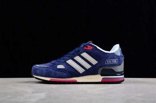 【290】[Q35065]-[ZX 750 SHOES NAVY BLUE/WHITE/RED]-[WOMAN:36-39]-[MAN:40-45]