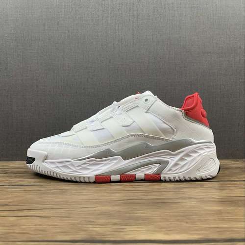 【280】[H67539]-[NITEBALL SHOES CLOUD WHITE/CLOUD WHITE/RED]-[WOMAN:36-39]-[MAN:40-45]