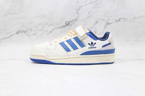 【300】[S23764]-[FORUM 84 LOW BRIGHT BLUE OFF WHITE/OFF WHITE/BRIGHT BLUE]-[WOMAN:36-39]-[MAN:40-44]