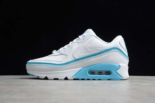 【500】[CJ7197-102]-[CJ UNDEFEATED X AIR MAX 90 WHITE/BLUE FURY]-[UNISEX:36-44.5]
