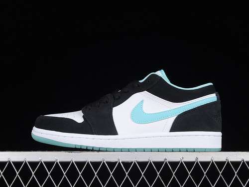 【320】[CQ9828-131]-[AIR JORDAN 1 LOW WHITE/BLACK/ISLAND GREEN]-[WOMAN:36-39]-[MAN:40-46]