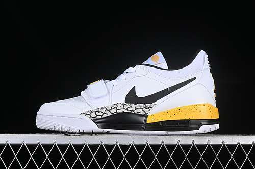 【320】[CD7069-107]-[AIR JORDAN LEGACY AJ312 LOW WHITE/BLACK/YELLOW]-[WOMAN:36-39]-[MAN:40-46]