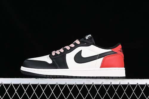 【260】[HF8828-100]-[AIR JORDAN 1 LOW WHITE/BLACK/RED]-[WOMAN:36-39]-[MAN:40-46]