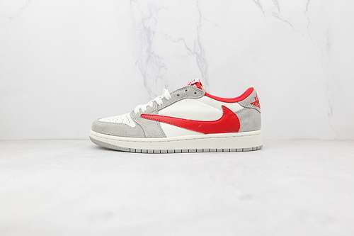 【320】[DC6991-016]-[AIR JORDAN 1 LOW SE LIGHT SMOKE GREY/WHITE/GYM RED]-[MAN:40-46]