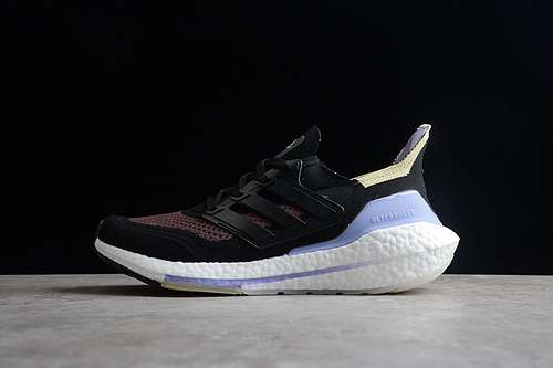 【300】[S23841]-[ULTRABOOST 21 CORE BLACK/CORE BLACK/VIOLET TONE]-[WOMAN:36-39]-[MAN:40-45]