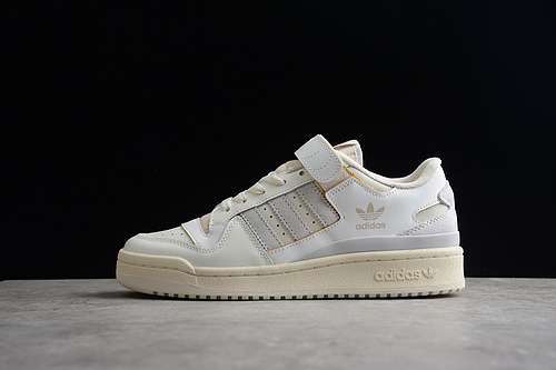 【300】[GX4577]-[FORUM 84 LOW WHITE/LIGHT GREY/LIGHT GREY]-[WOMAN:36-39]-[MAN:40-45]