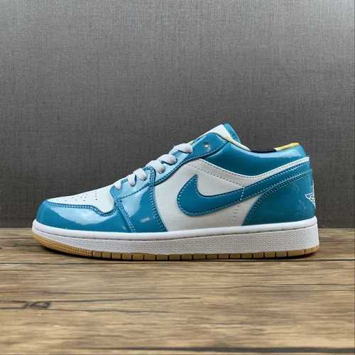 【280】[DC6991-400]-[AIR JORDAN 1 LOW BARCELONA CYBER TEAL/CYBER TEAL/WHITE]-[WOMAN:36-39]-[MAN:40-46]