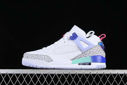 【280】[HF5758-151]-[JORDAN SPIZIKE LOW WHITE/INDIGO BURST/PALEST PURPLE]-[WOMAN:35.5-39]-[MAN:40-46]