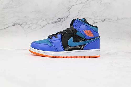 【340】[554725-440]-[AIR JORDAN 1 MID GS RACER BLUE/GREEN ABYSS/BLACK]-[WOMAN:36-39]