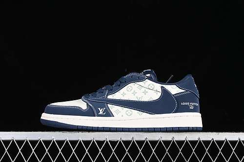 【360】[LX1988-103]-[TRAVIS SCOTT X FRAGMENT DESIGN X AIR JORDAN 1 LOW OG SP WHITE/BLUE]-[36-45]