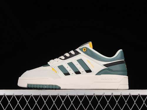 【250】[GW9735]-[ｄｒｏｐ STEP LOW SHOES CHALK WHITE/TECH EMERALD/ACTIVE GOLD]-[WOMAN:36-39]-[MAN:40-45]