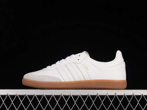 【240】[HQ7032]-[REAL MADRID X SAMBA TEAM SHOES CLOUD WHITE/CLOUD WHITE/GUM]-[WOMAN:36-39]-[MAN:40-45]