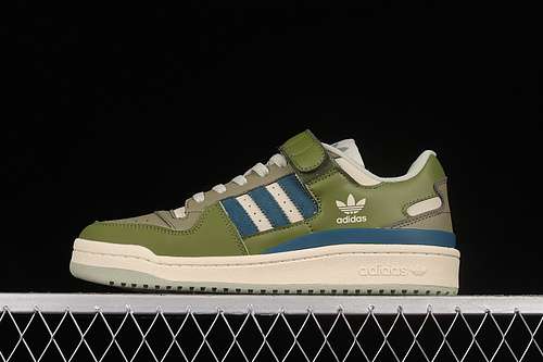 【300】[GX4545]-[FORUM 84 LOW GREEN/GREY/WHITE/BLUE]-[WOMAN:36-39]-[MAN:40-45]