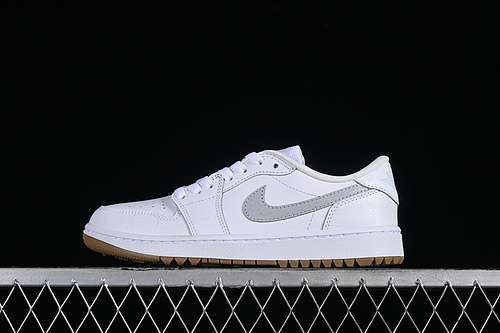 【360】[DD9315-111]-[AIR JORDAN 1 LOW RETRO GOLF WHITE/PURE PLATINUM/GUM MEDIUM BROWN][UNISEX:35.5-46]