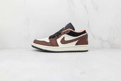 【300】[DC6991-200]-[AIR JORDAN 1 LOW MOCHA BROWN/WHITE-BLACK]-[WOMAN:36-39]-[MAN:40-46]